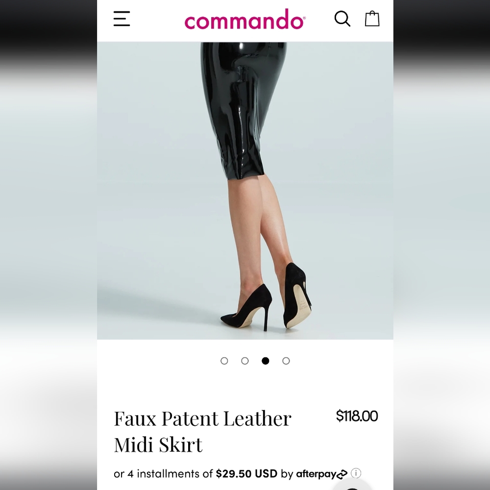 Commando faux leather midi skirt - Picture 6 of 6